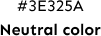 3E325A Neutral color